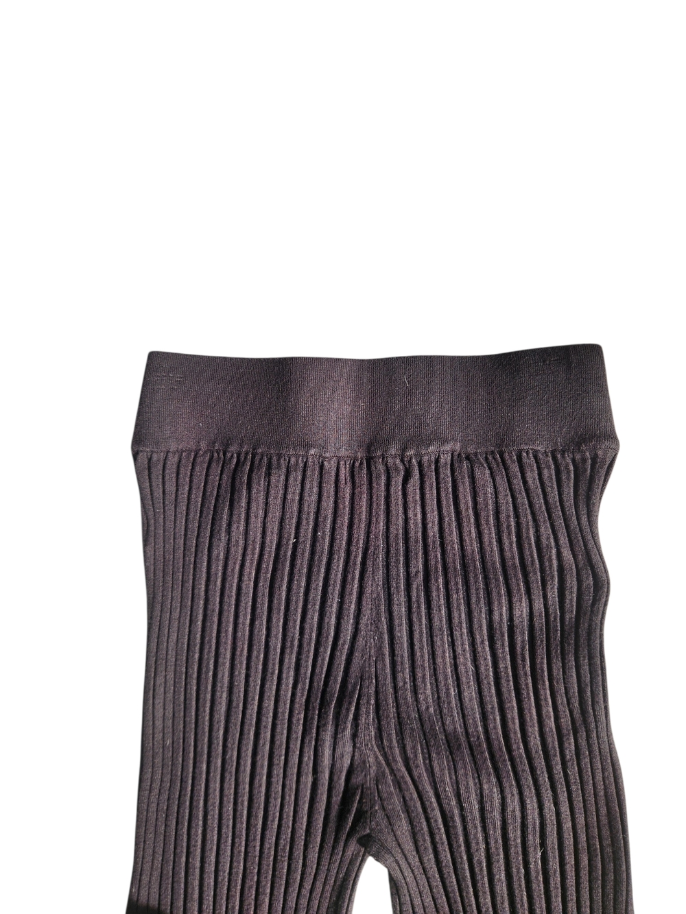 House of Harlow 1960 Ribbed Knit Flare High Waist Leggings Size Small - Picture 3 of 4